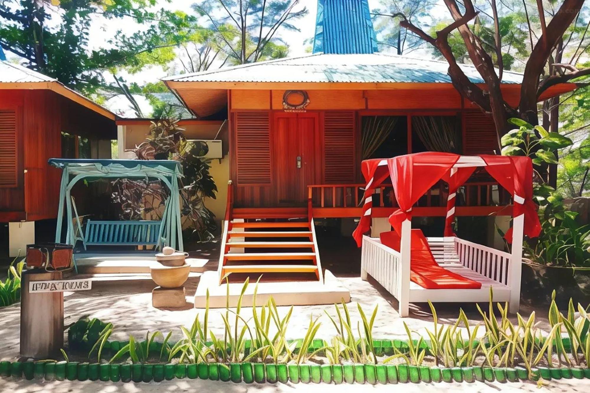 Cemara Beachfront Suite Mondu Exterior foto